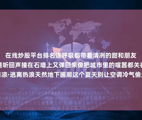 在线炒股平台排名连呼吸都带着清冽的甜和朋友说笑着穿过幽暗的廊道听回声撞在石墙上又弹回来像把城市里的喧嚣都关在了山门之外自然清凉·逃离热浪天然地下画廊这个夏天别让空调冷气偷走所有的感官来天然地下画廊的溶洞坐坐吧让18℃的山风给你一场来自大地深处的清凉拥抱来源：天然地下画廊景区沂水旅游官方微信